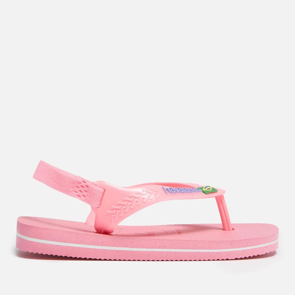 商品Havaianas|Havaianas Girls Baby Brasil Logo Flip Flops - Crystal Rose,价格¥107,第2张图片详细描述