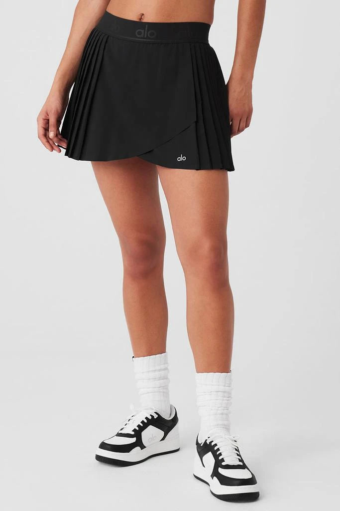 商品Alo|Aces Tennis Skirt - Black,价格¥332,第1张图片