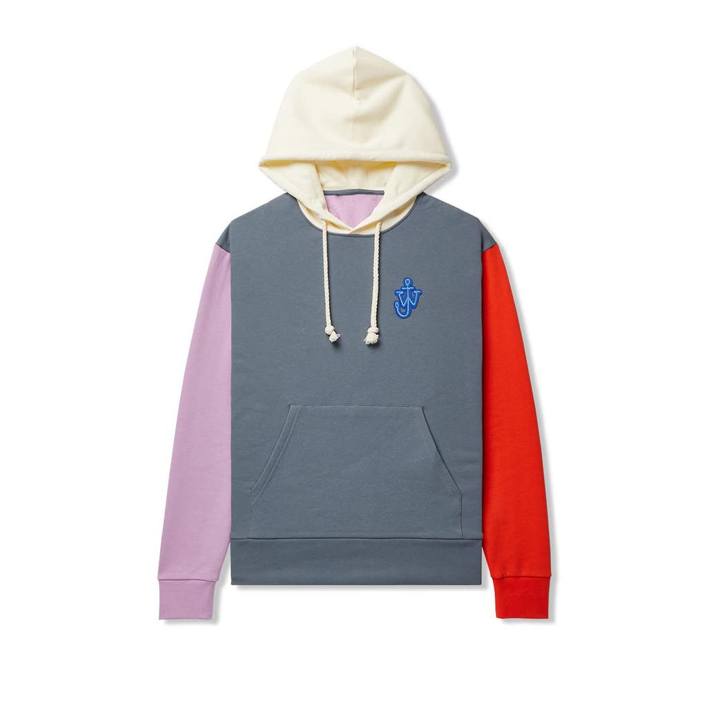 Colour-Block Hooded Sweatshirt商品第1张图片规格展示
