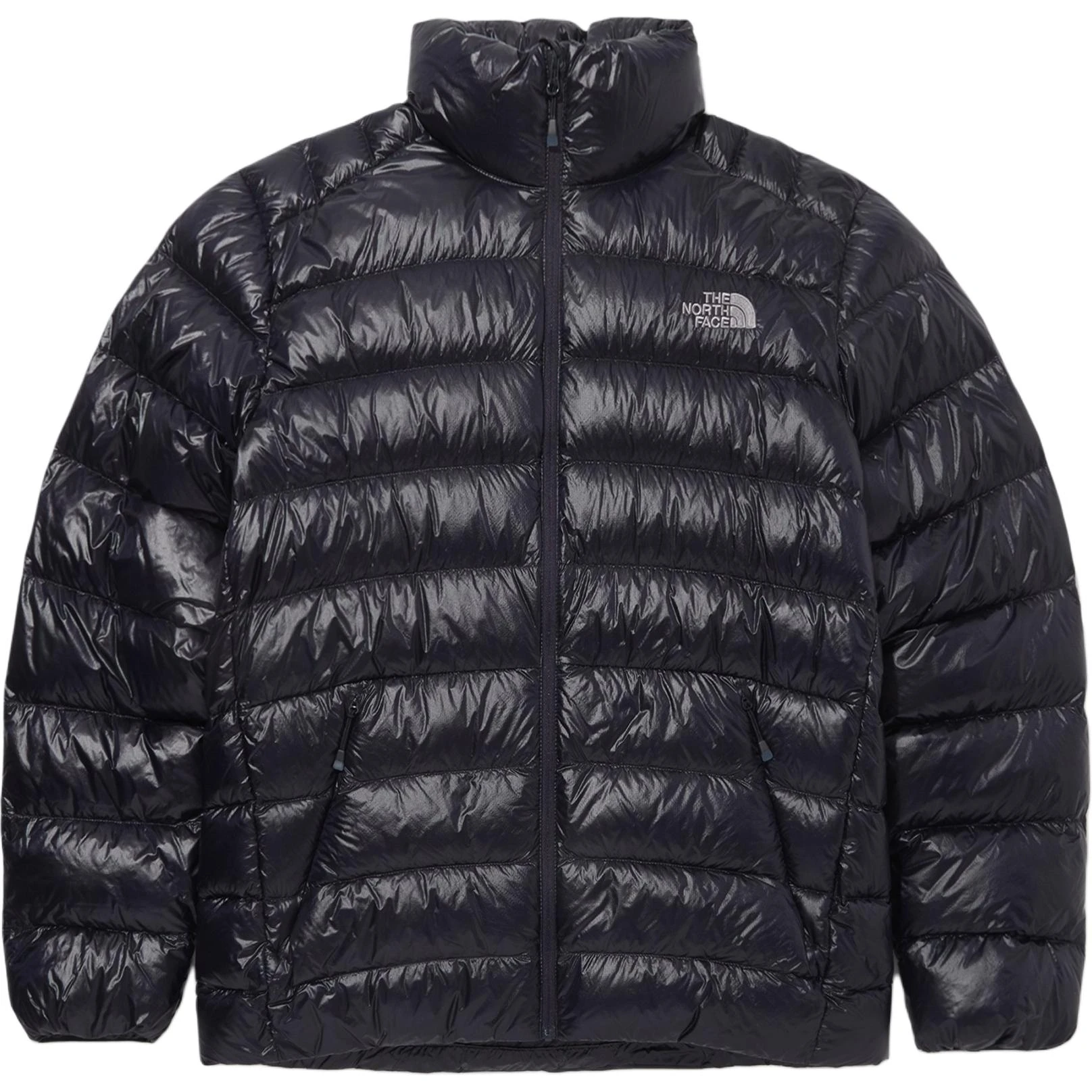 商品[国内直发] The North Face|[预售3天]北面 SS24亮面轻便型立领保暖防水防风排骨羽绒服 男女同款 海军蓝,价格¥1186,第1张图片