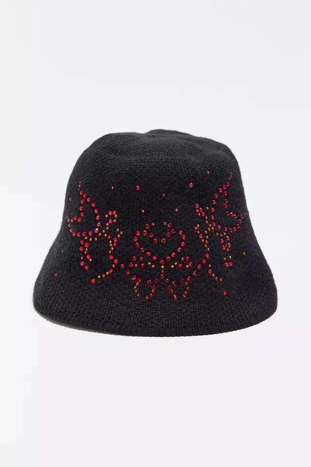 商品Urban Outfitters|Gabbi Rhinestone Bucket Hat,价格¥38,第1张图片