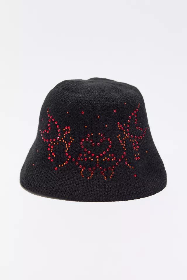 商品Urban Outfitters|Gabbi Rhinestone Bucket Hat,价格¥35,第1张图片