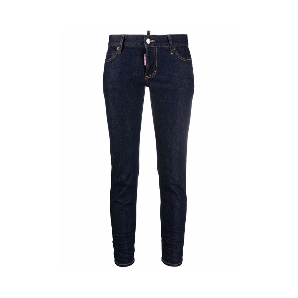 DSQUARED2 女士紧身版型经典蓝牛仔裤 S80LA0017-S30595-470 商品
