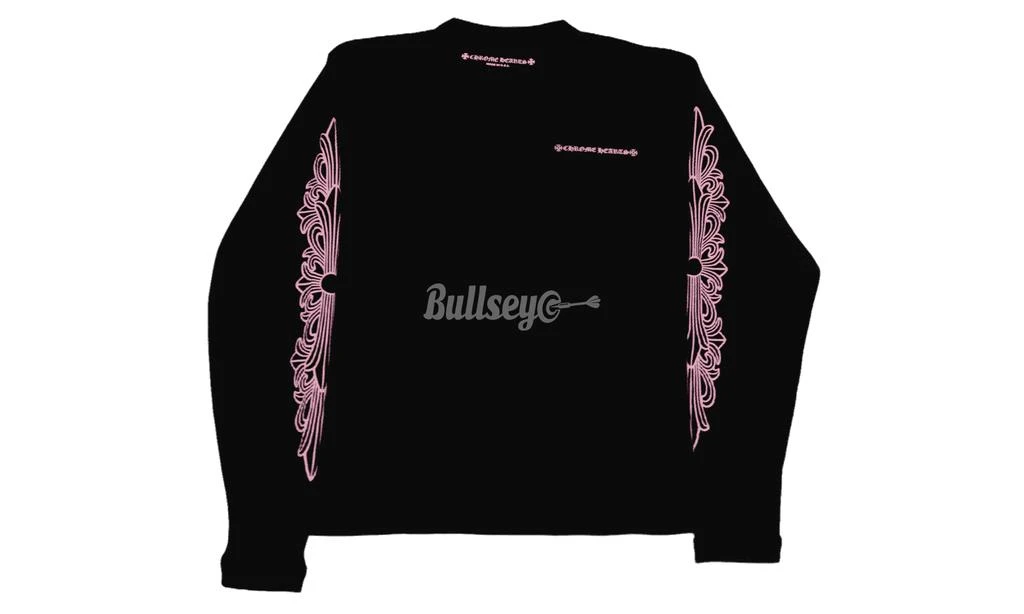 商品Chrome Hearts|Chrome Hearts Matty Boy Black/Pink Thermal Longsleeve T-Shirt,价格¥5283,第1张图片