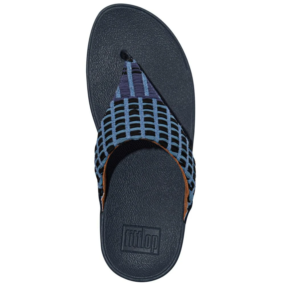 商品FitFlop|Women's Lulu Leather Toe-Thongs Sandal,价格¥526,第3张图片详细描述