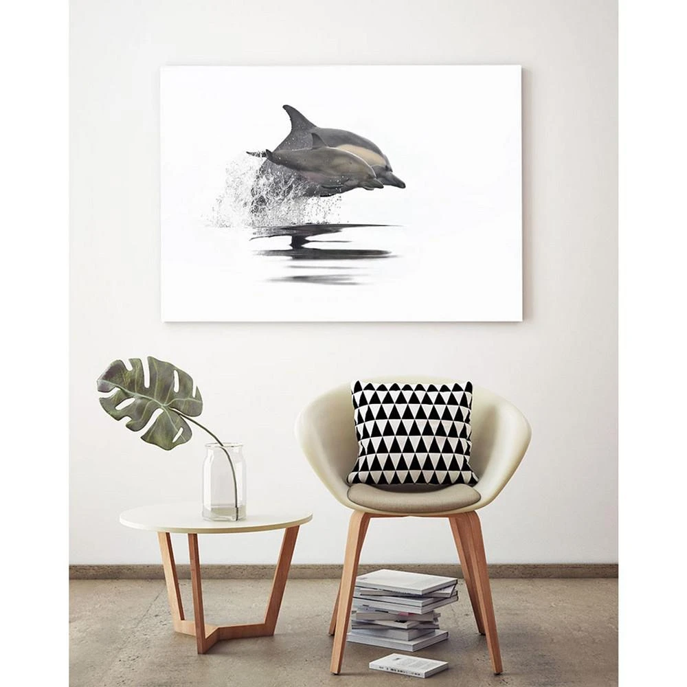 24" x 18" Mother and Daughter in Sync Museum Mounted Canvas Print 商品