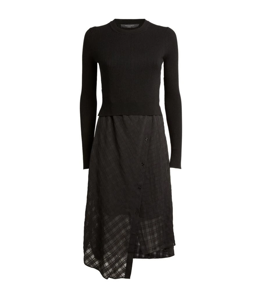 商品ALL SAINTS|2-In-1 Agnes Midi Dress,价格¥992,第1张图片