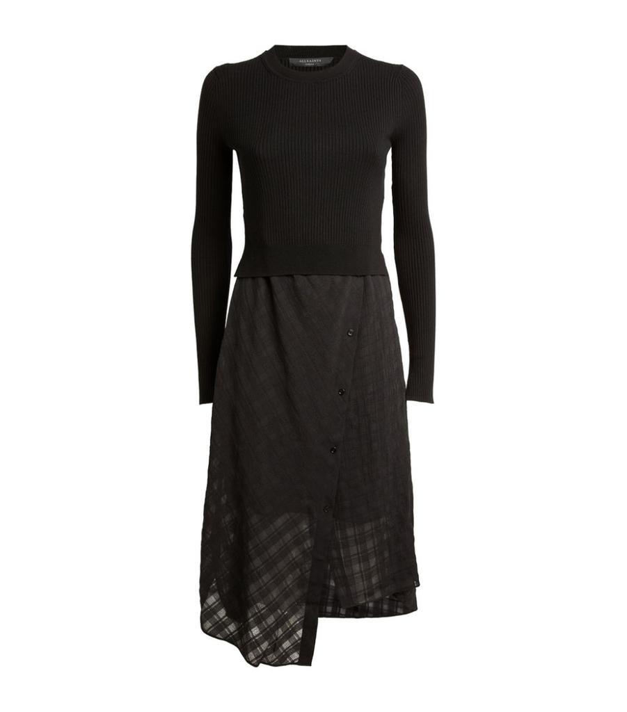 商品ALL SAINTS|2-In-1 Agnes Midi Dress,价格¥1086,第1张图片