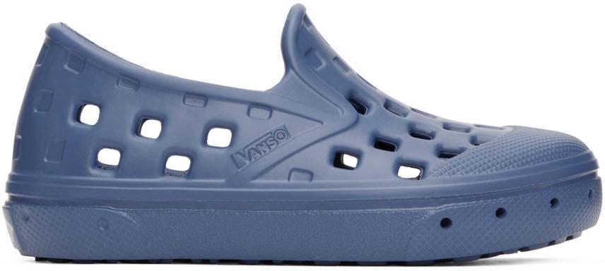 商品Vans|Baby Navy Slip-On TRK Sneakers,价格¥135,第1张图片