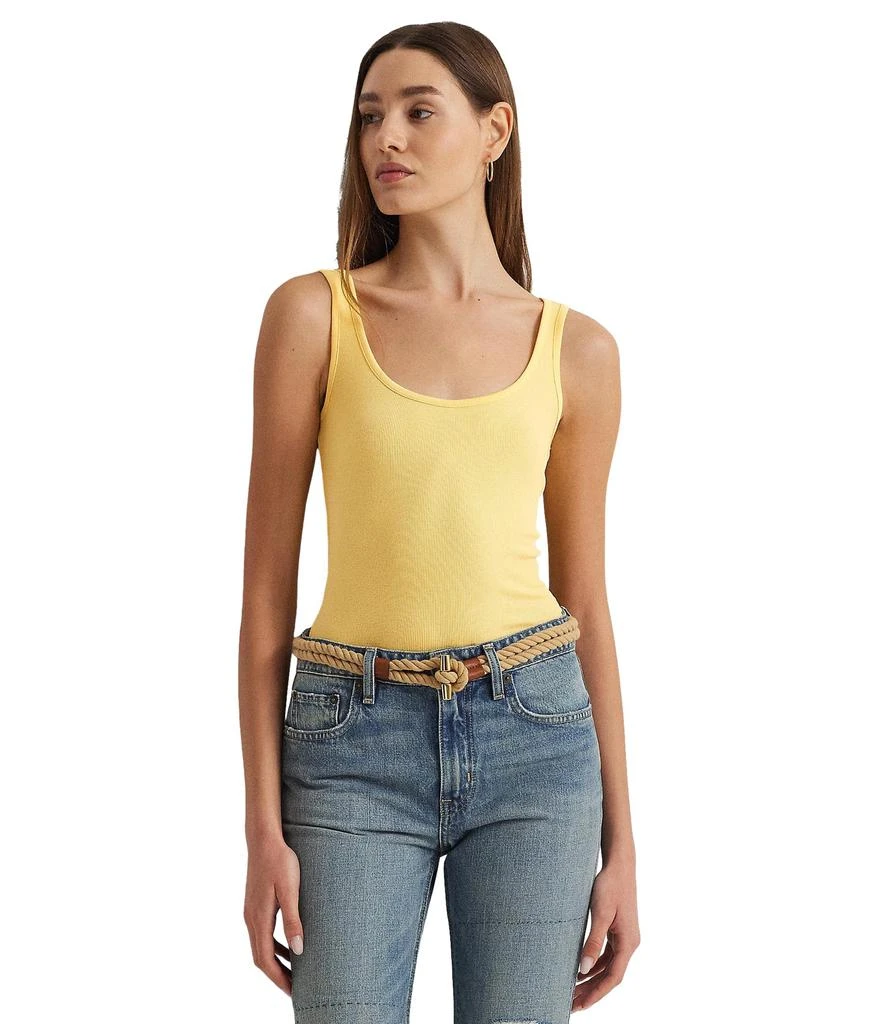 商品Ralph Lauren|Cotton-Blend Tank Top,价格¥257,第1张图片详细描述