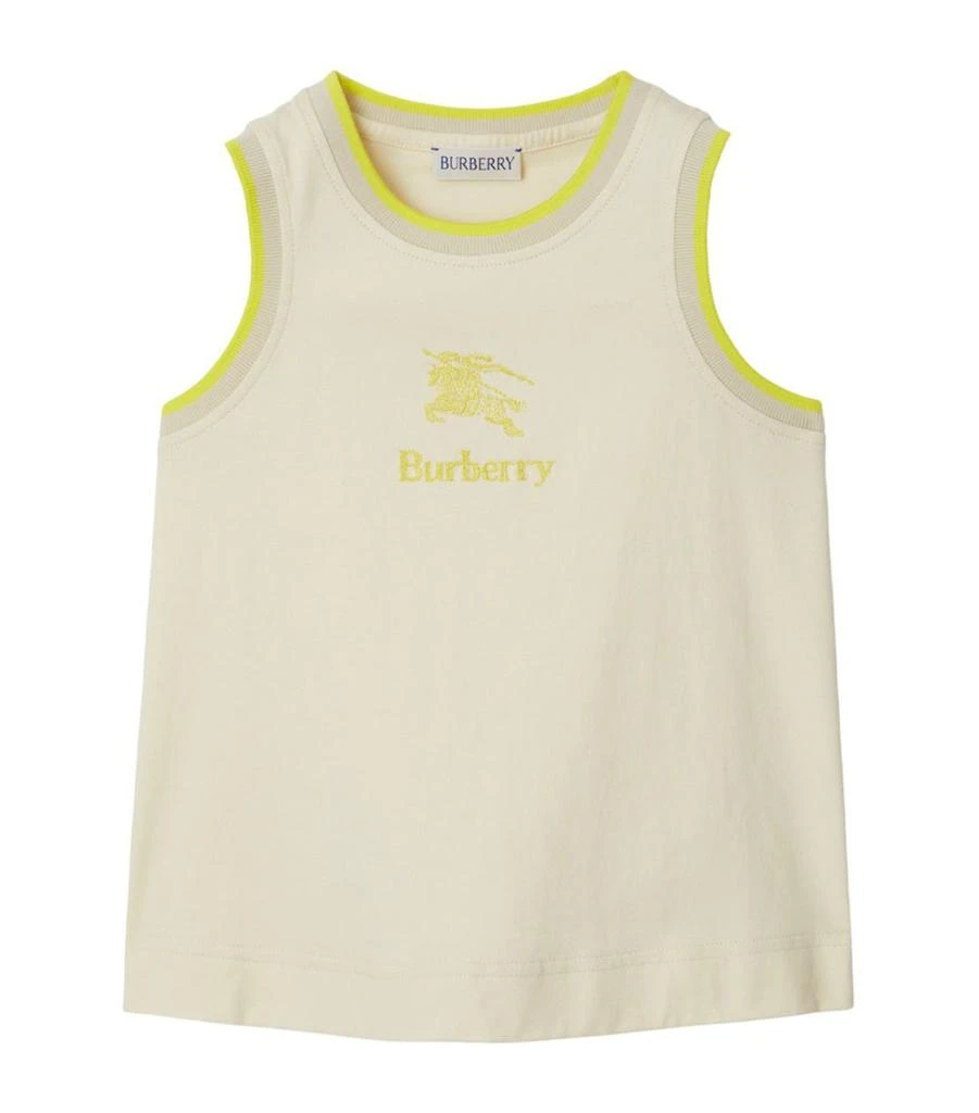 商品Burberry|Cotton EKD Vest Top (3-14 Years),价格¥1679,第1张图片