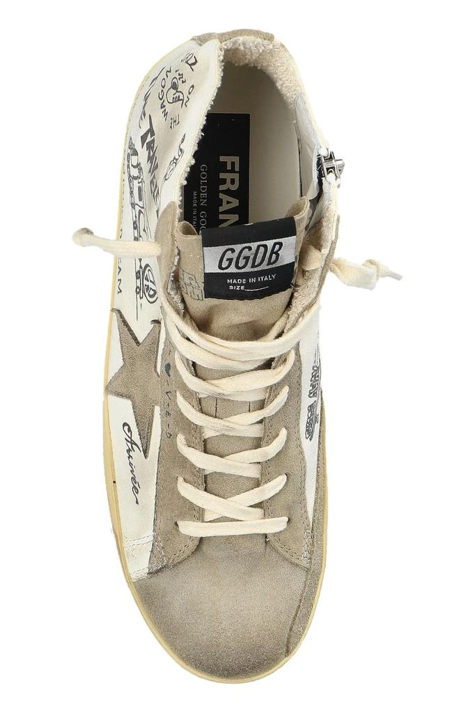 商品Golden Goose|Golden Goose Deluxe Brand Francy Journey-Printed Lace-Up Sneakers,价格¥3460,第4张图片详细描述