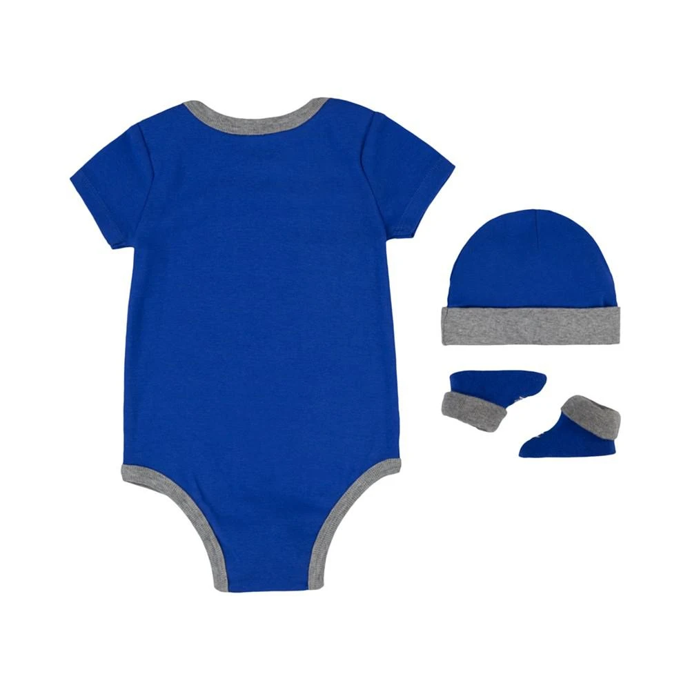 商品NIKE|Baby Boys or Baby Girls Futura Logo Bodysuit, Beanie, and Booties, 3 Piece Gift Box Set,价格¥193,第2张图片详细描述