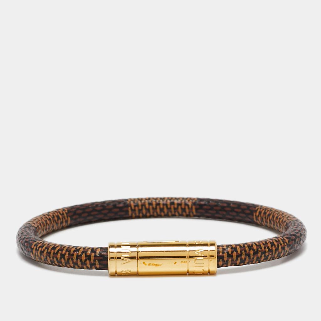 商品[二手商品] Louis Vuitton|Louis Vuitton Brown Damier Canvas Keep It Bracelet,价格¥1831,第1张图片