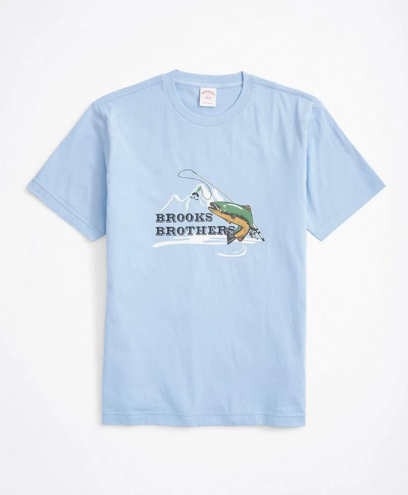 Brooks Brothers Fish Graphic T-Shirt 1
