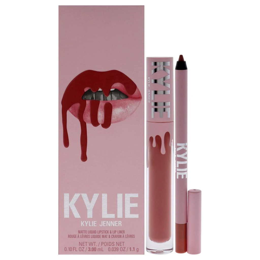 商品Kylie Cosmetics|Matte Lip Kit - 801 Queen by  for Women - 2 Pc 0.10oz Matte Liquid Lipstick, 0.039oz Lip Liner,价格¥386,第1张图片