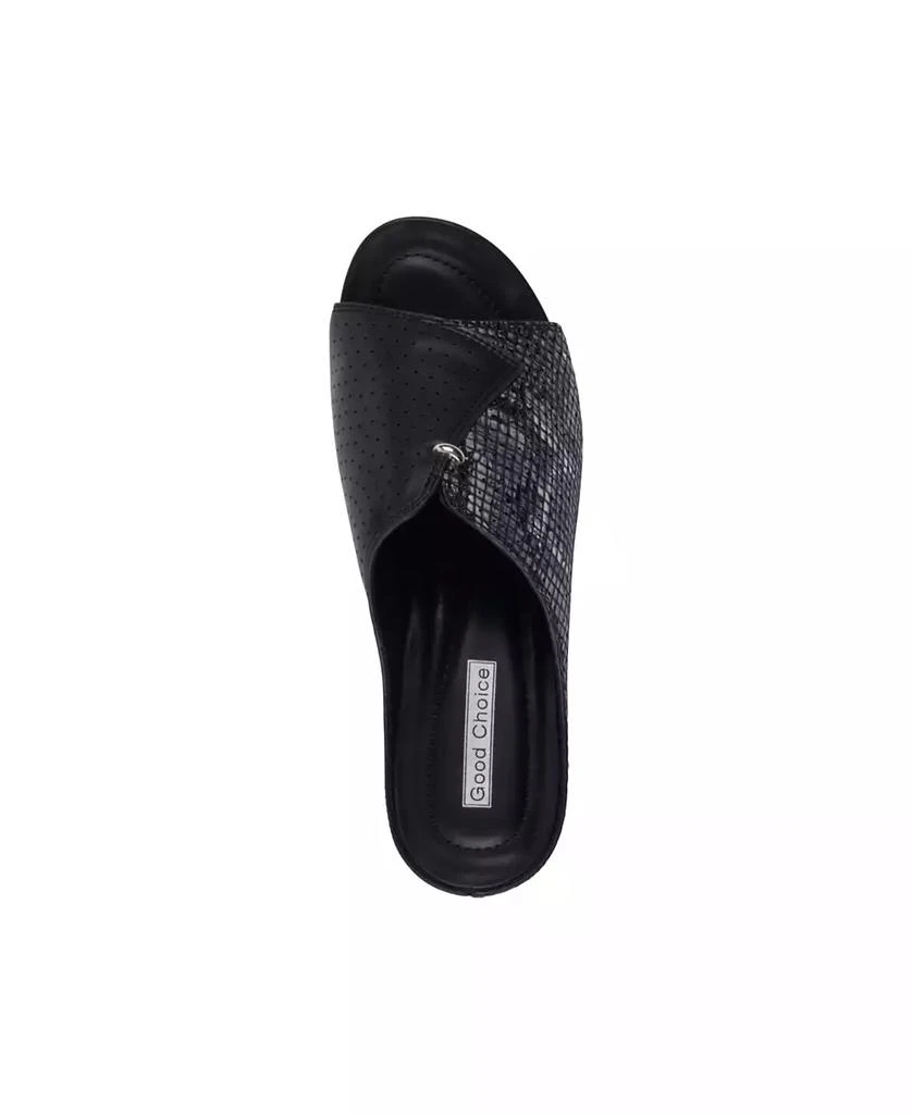 商品GC Shoes|Women's Dacia Slip On Wedge Sandals,价格¥364,第4张图片详细描述