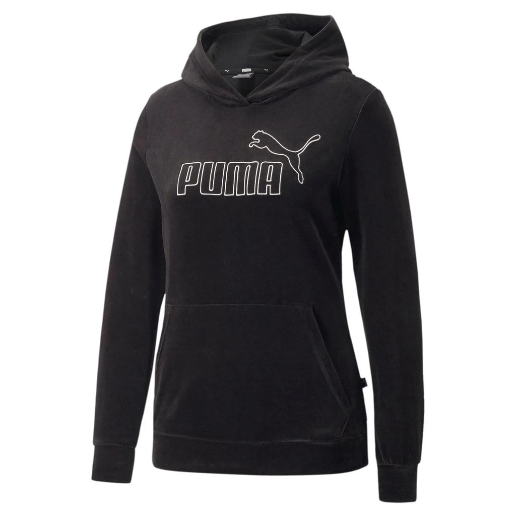 商品Puma|PUMA Women's Essentials+ Velour Hoodie,价格¥222,第1张图片
