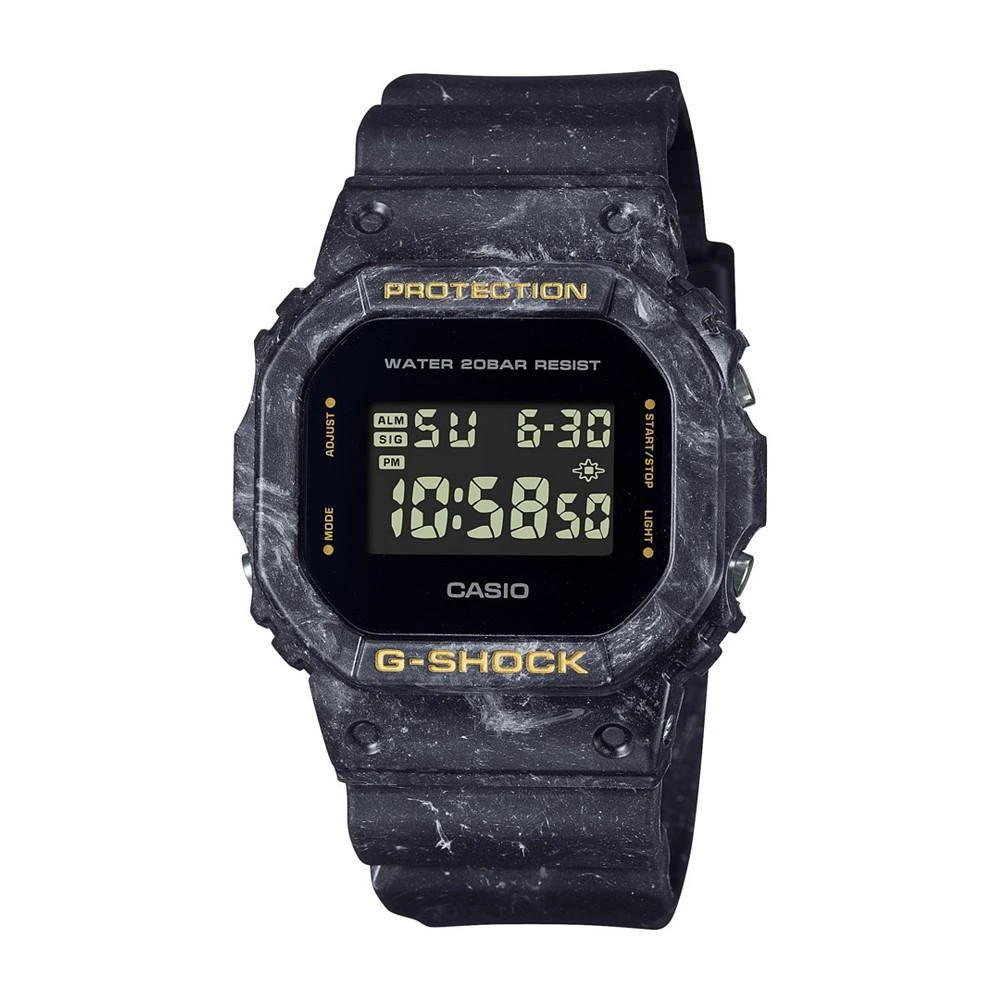 商品G-Shock|Men's Black Printed Resin Watch 42.8mm,价格¥617,第1张图片