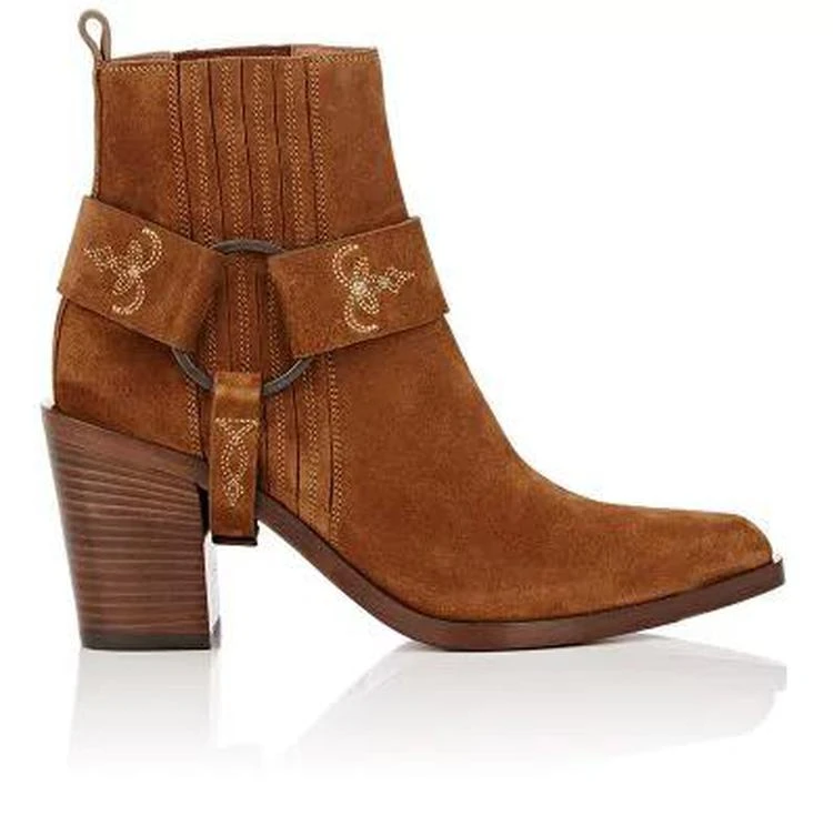 商品SARTORE|Stitched Harness-Strap Ankle Boots,价格¥2447,第1张图片