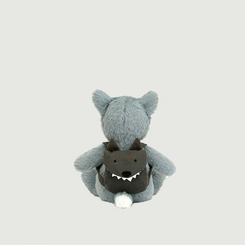 商品Jellycat|Backpack Wolf Plush Dark Brown JELLYCAT,价格¥249,第2张图片详细描述