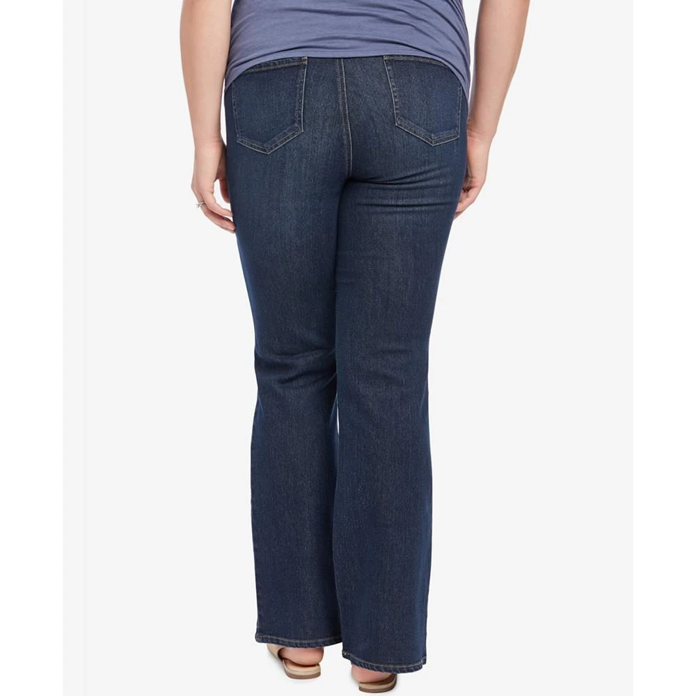 商品Motherhood Maternity|孕妇裤Motherhood Maternity Plus Size Bootcut Dark-Wash Jeans,价格¥332,第2张图片详细描述