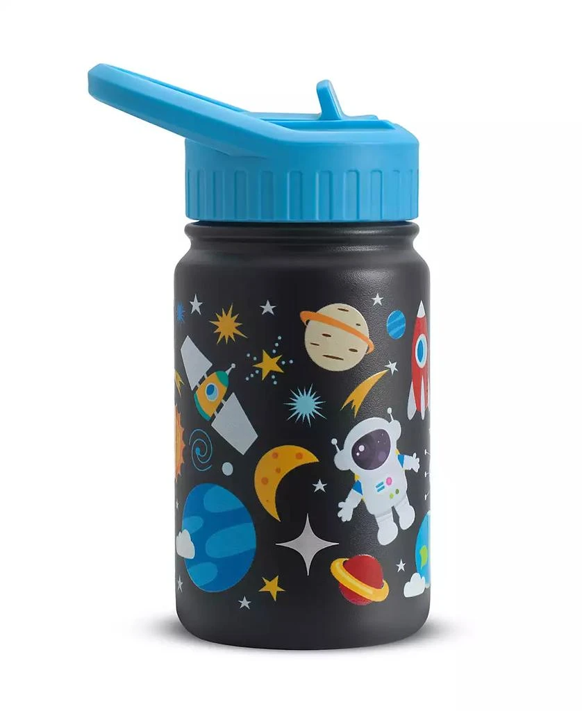 商品JoyJolt|Kids Stainless Steel Water Bottle with Straw Lid, 12oz,价格¥247,第1张图片