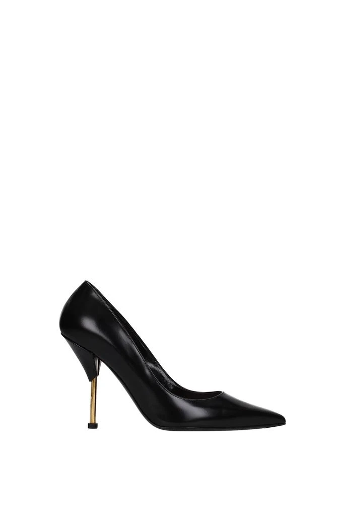 商品Alexander McQueen|Pumps Leather Black,价格¥2163,第1张图片