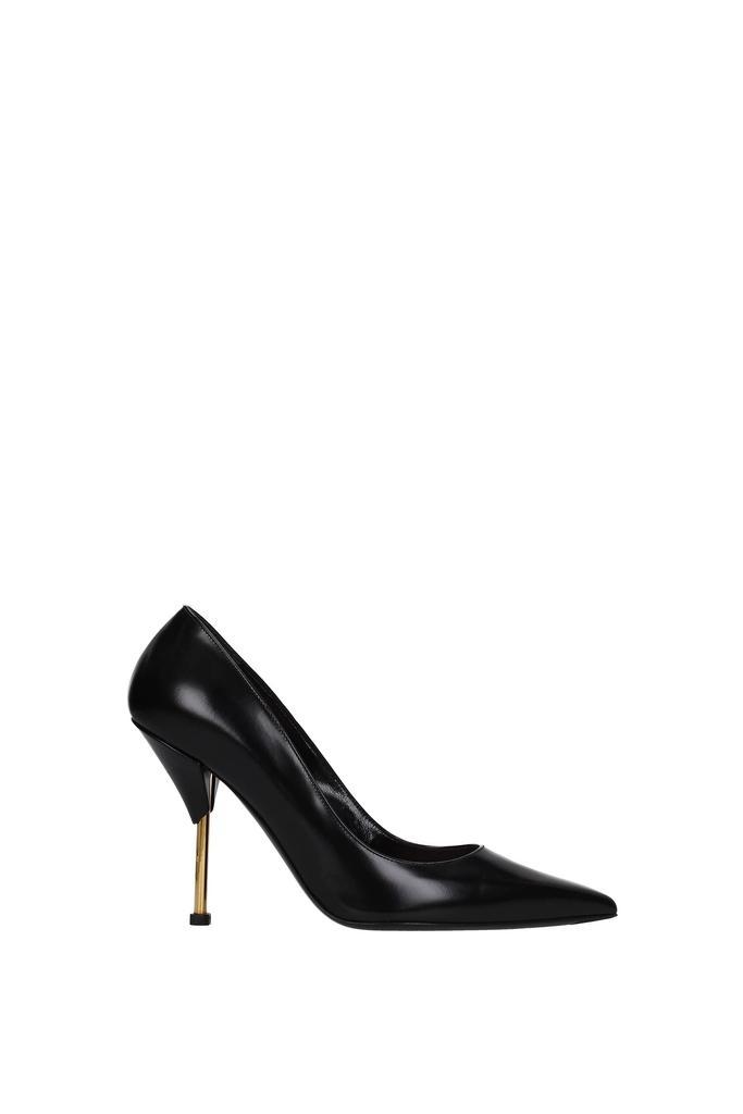 商品Alexander McQueen|Pumps Leather Black,价格¥2115,第1张图片