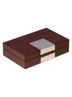商品Bey-Berk|Walnut Wood Valet Box,价格¥847,第3张图片详细描述