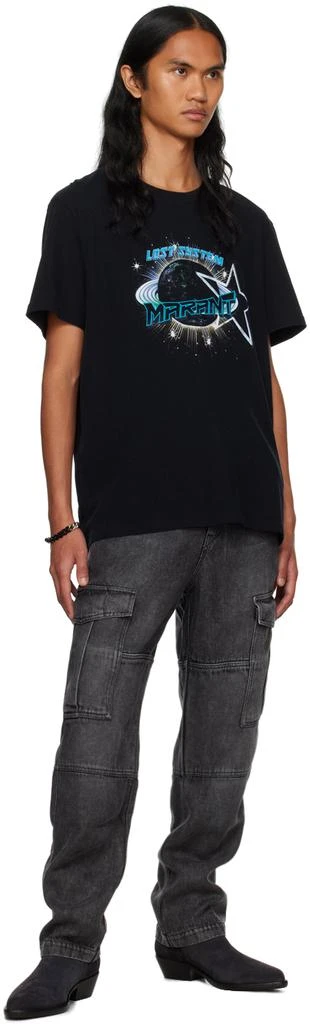 商品Isabel Marant|Black Honore T-Shirt,价格¥1401,第4张图片详细描述