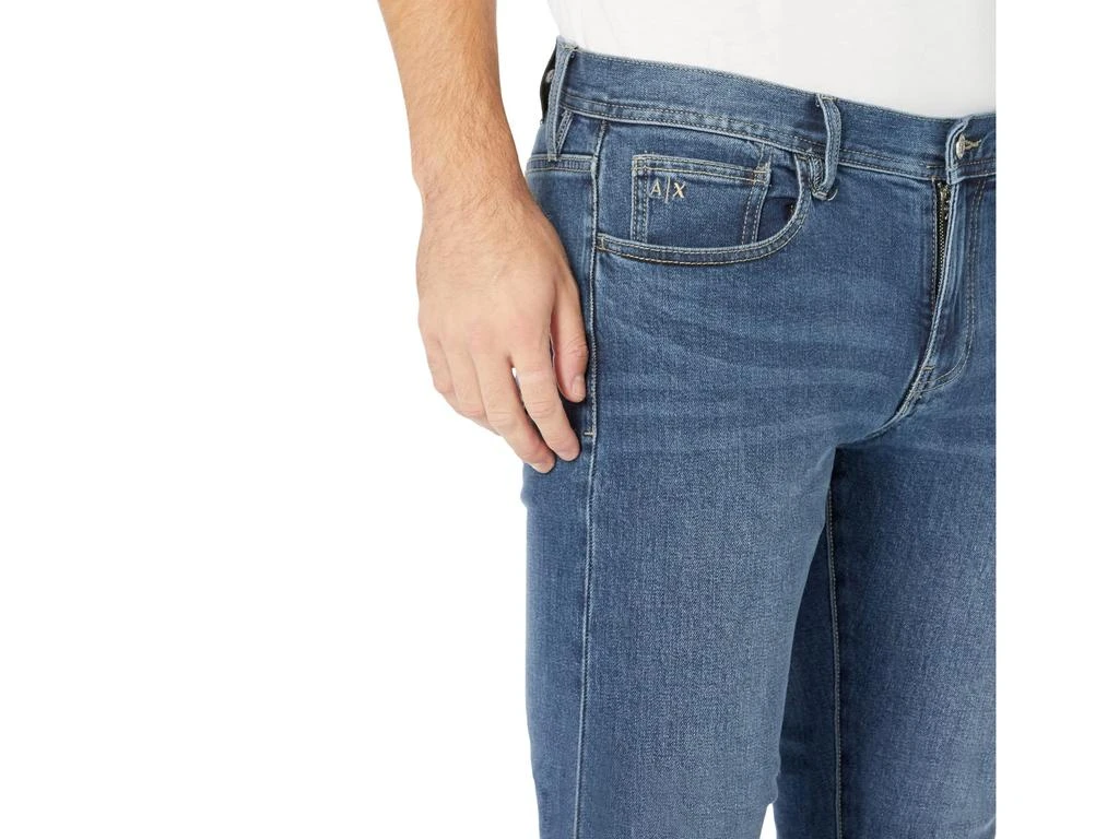 商品Armani Exchange|Slim Fit Five-Pocket Jeans,价格¥601,第3张图片详细描述