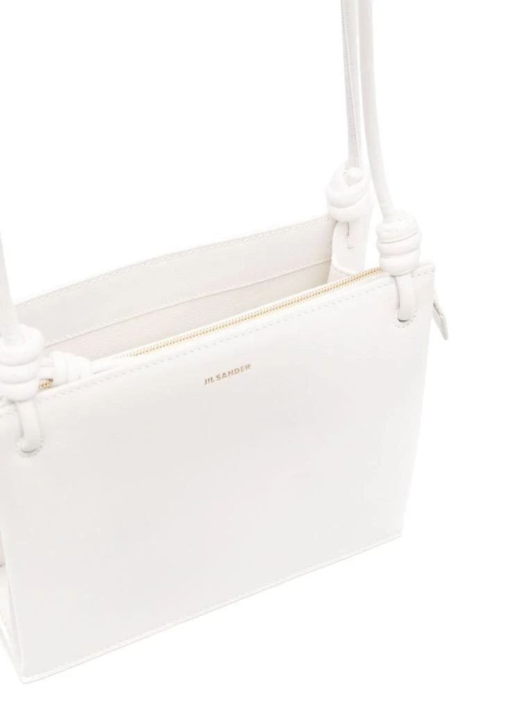 商品Jil Sander|Giro Small White Leather Crossbody Bag with logo  Jil Sander Woman,价格¥4933,第4张图片详细描述