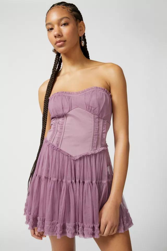 UO Jojo Lace-Up Corset Top