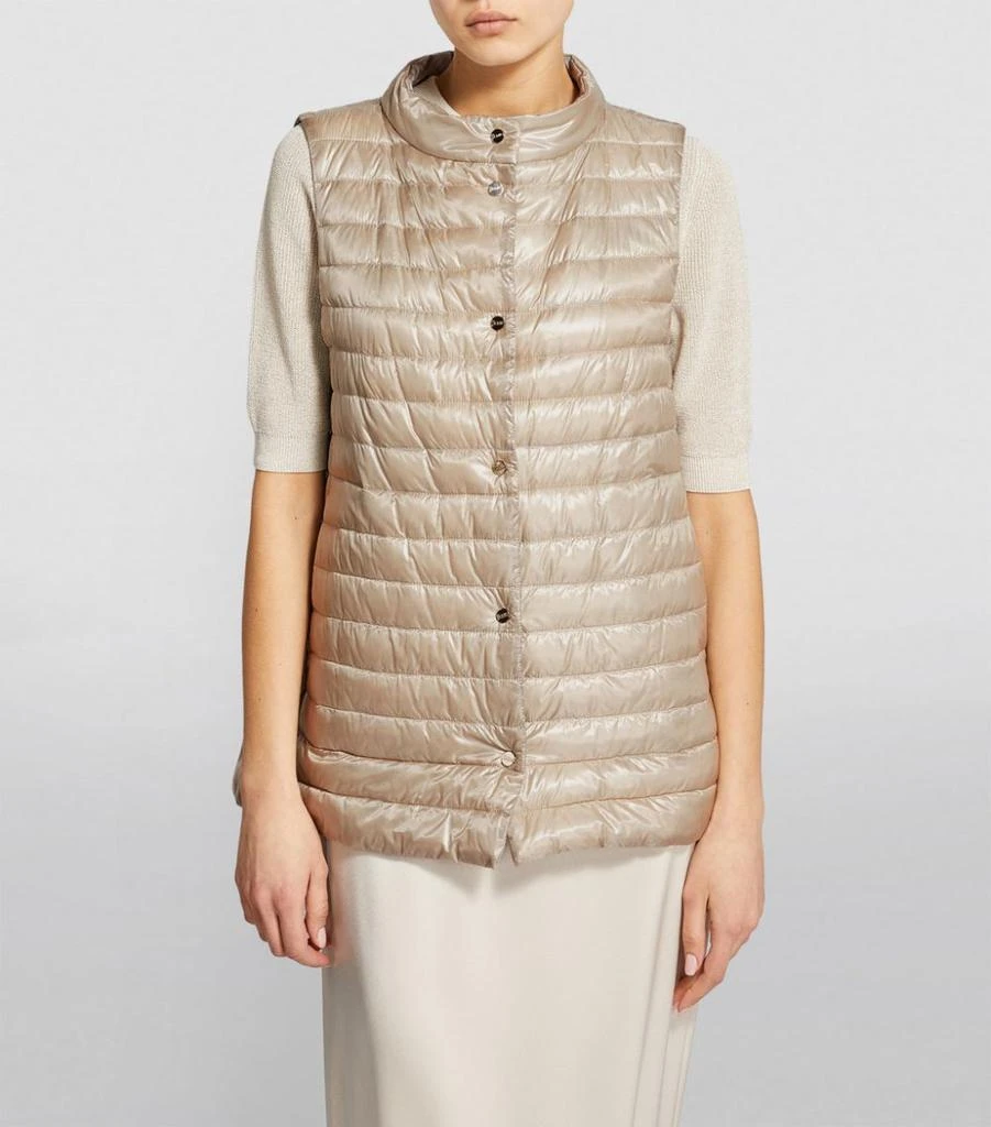 商品Herno|HER P SMANICATO REVERSIBLE GILET,价格¥3279,第3张图片详细描述