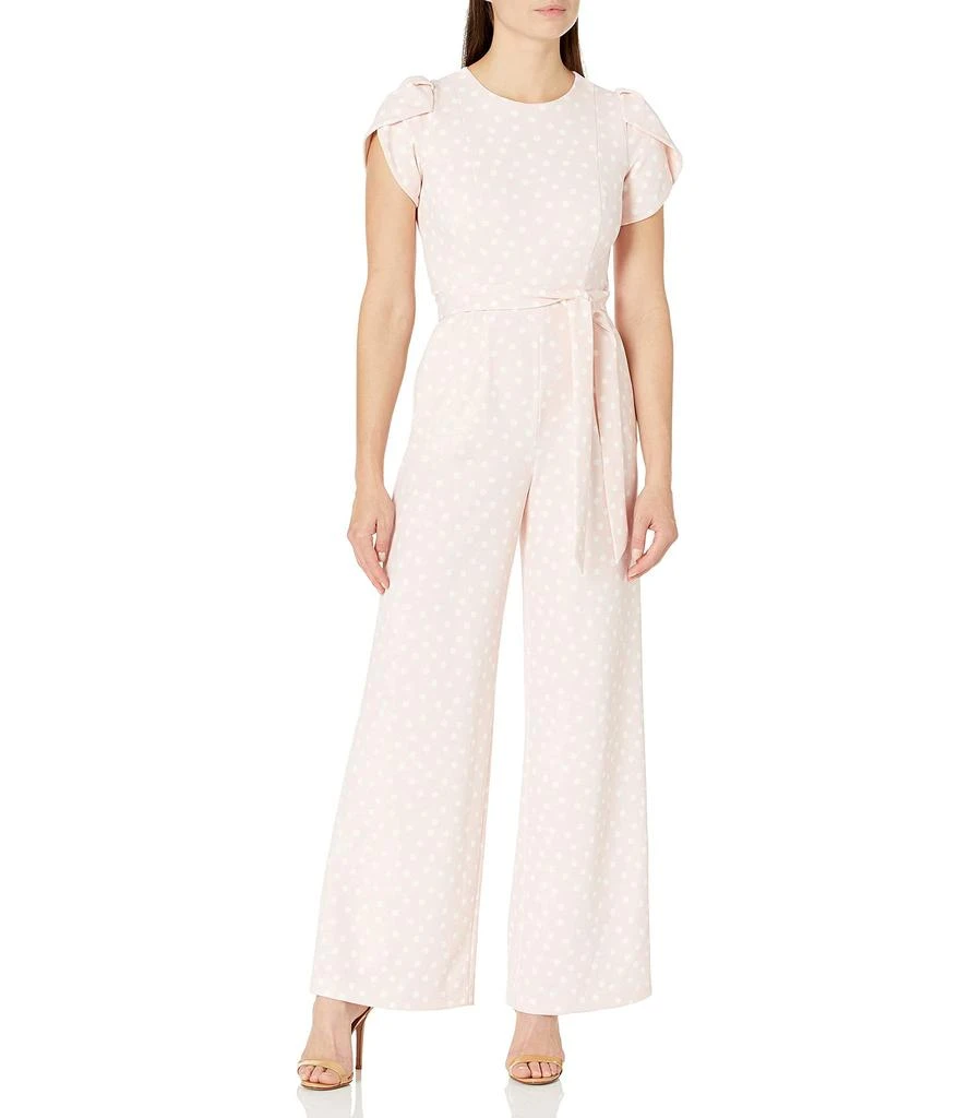 商品Calvin Klein|Women's Tulip Sleeve Jumpsuit with Self Belt,价格¥1027,第1张图片