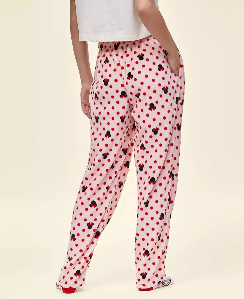 商品Disney | Macy's|Adult Unisex Minnie Mouse Plush Fleece Pants, Created for Macy's,价格¥157,第2张图片详细描述