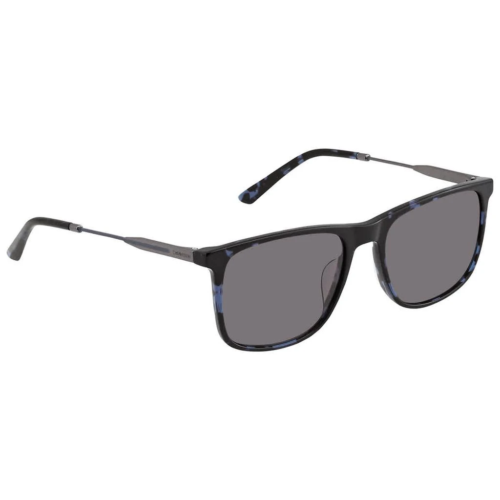 商品Calvin Klein|Grey Rectangular Men's Sunglasses CK20711S 455 55,价格¥293,第1张图片