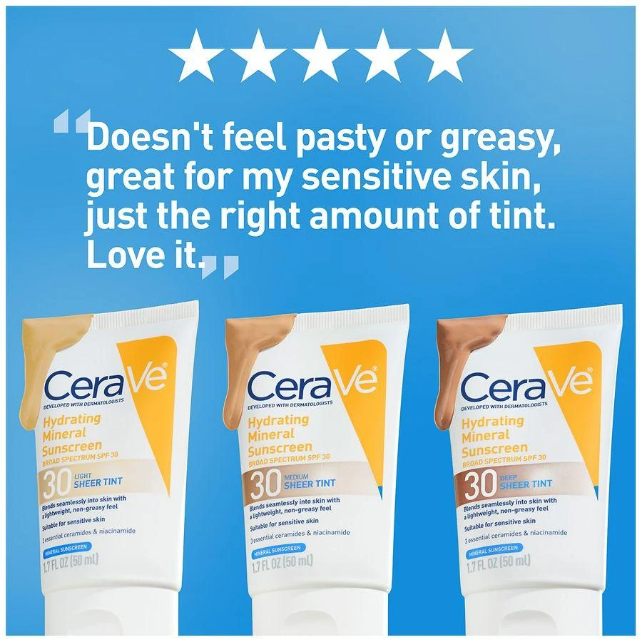 Hydrating Mineral Sunscreen SPF 30 for Face with Sheer Tint 商品