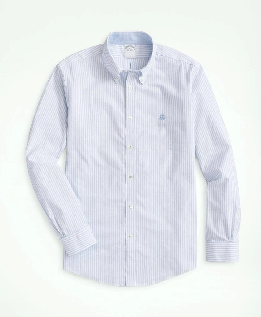 商品Brooks Brothers|Stretch Non-Iron Oxford Button-Down Collar, Bengal Stripe Sport Shirt,价格¥625,第1张图片