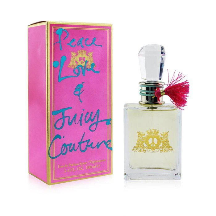 商品Juicy Couture|Juicy Couture 和平与爱 淡香精 EDP(新包装) 100ml/3.4oz,价格¥299,第2张图片详细描述