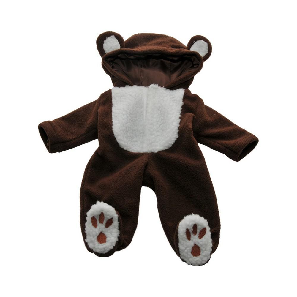 商品The Queen's Treasures|15" Baby Doll Clothes, Bitty Bear Sleeper Pajama Romper Onesie,价格¥72,第5张图片详细描述