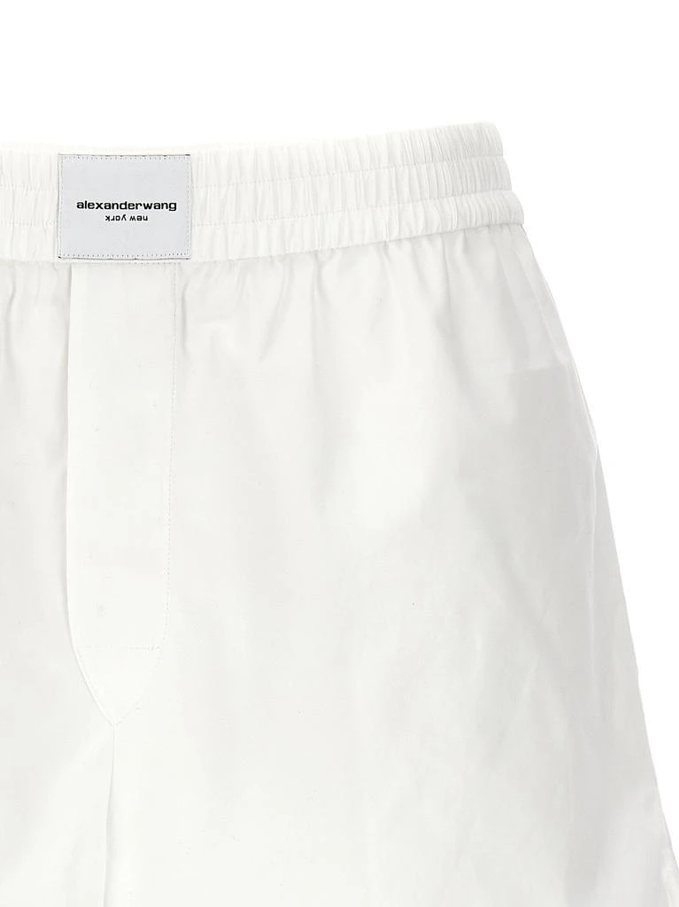 商品Alexander Wang|Alexander Wang Logo Patch Elastic Waist Shorts,价格¥2988,第3张图片详细描述