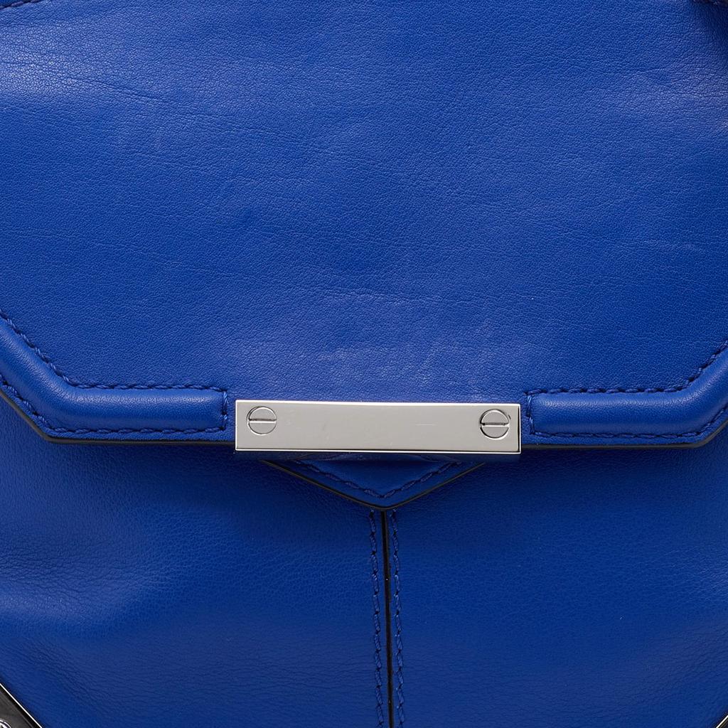 Alexander Wang Blue Leather Small Marion Shoulder Bag商品第5张图片规格展示