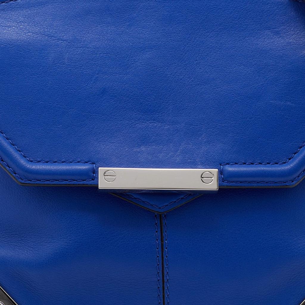 商品[二手商品] Alexander Wang|Alexander Wang Blue Leather Small Marion Shoulder Bag,价格¥2850,第7张图片详细描述