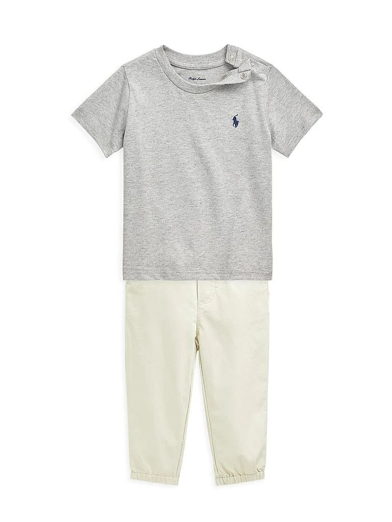 商品Ralph Lauren|Baby Boy's Flat Front Joggers,价格¥299,第2张图片详细描述