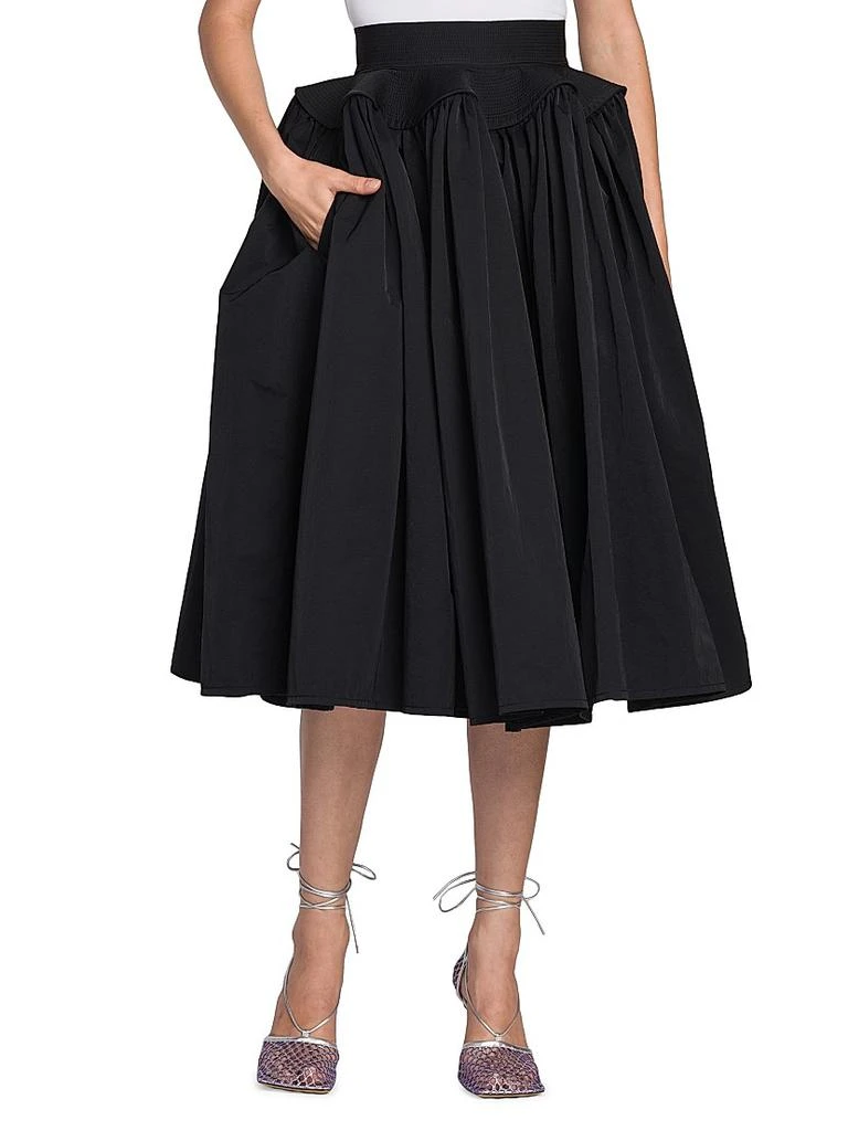 商品Bottega Veneta|Pleated Flared Midi-Skirt,价格¥13815,第3张图片详细描述