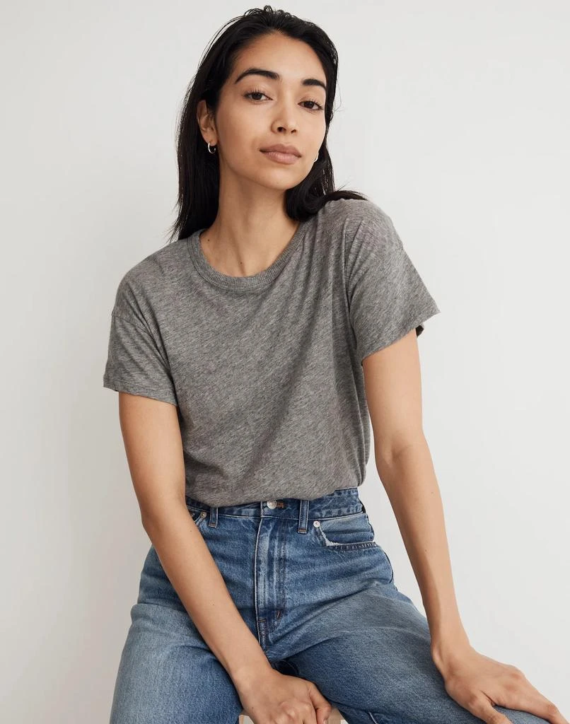 商品Madewell|Whisper Crew Neck Tee,价格¥157,第1张图片