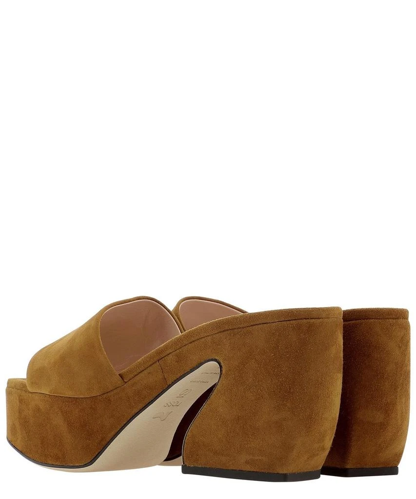 商品Si Rossi|Si Rossi Square Toe Platform Sandals,价格¥1920,第4张图片详细描述