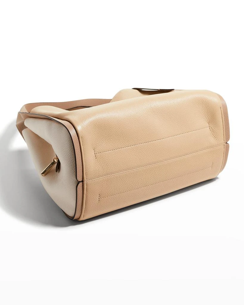 knott large colorblock pebbled leather shoulder bag 商品